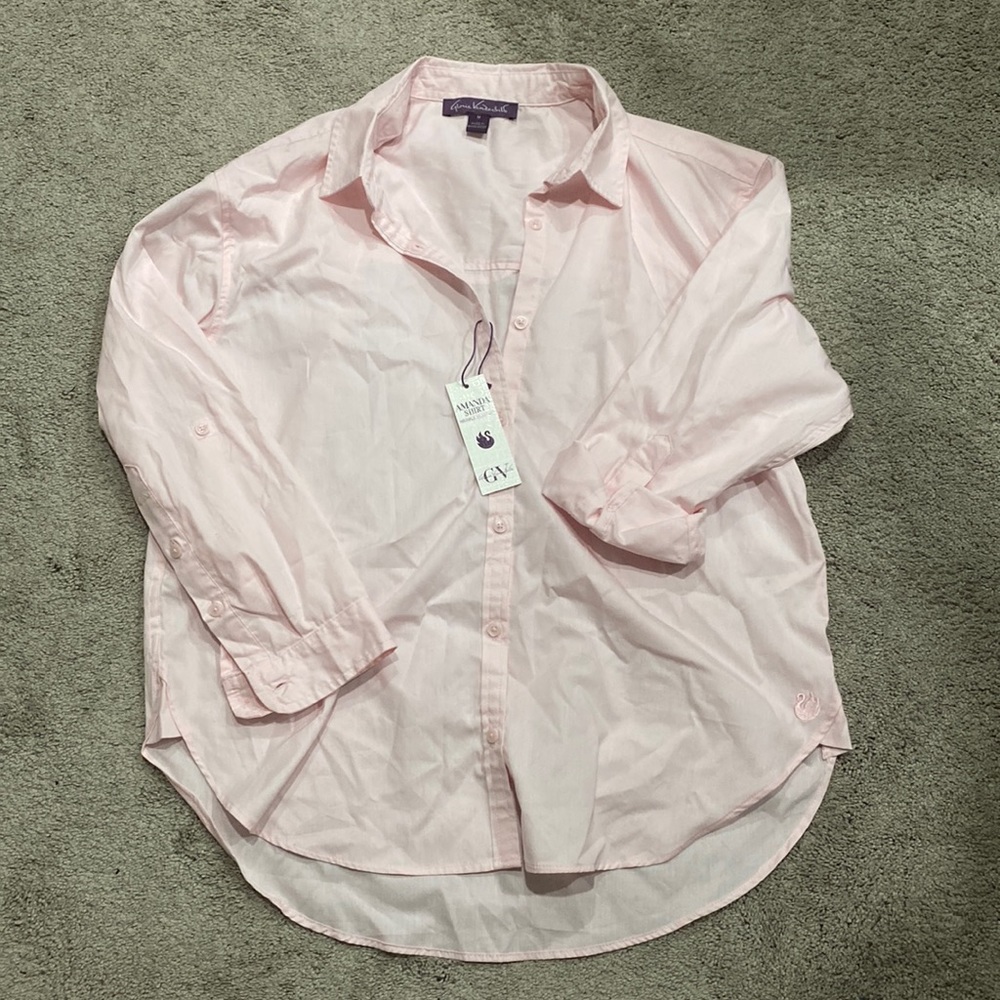 Gloria Vanderbilt monogram shirt